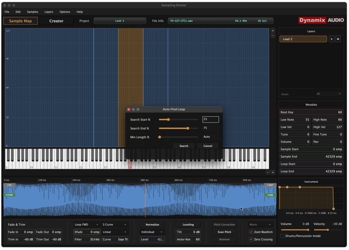 Sampling Master - Autosampler and Sample Library Creator