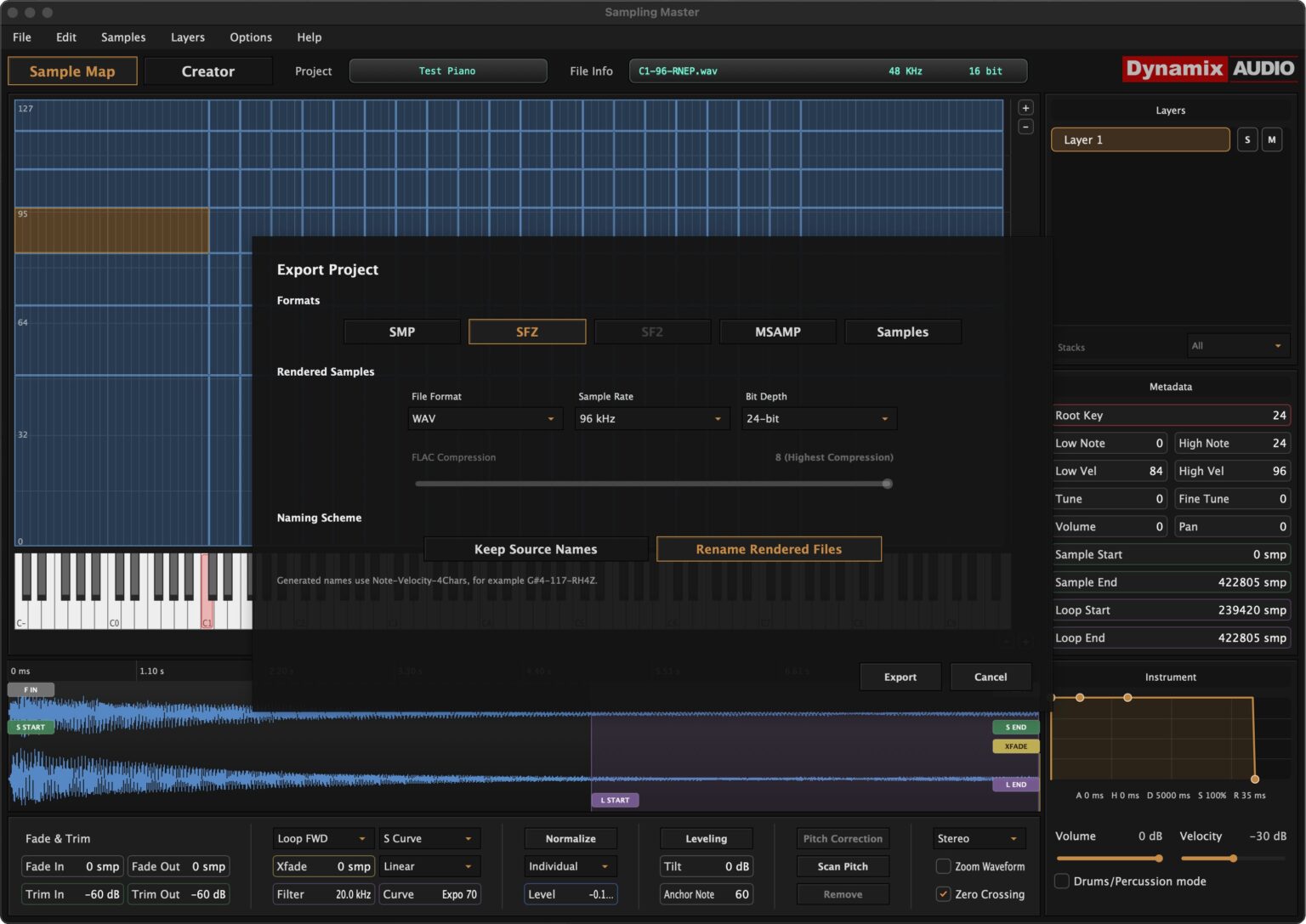 Sampling Master - Autosampler and Sample Library Creator