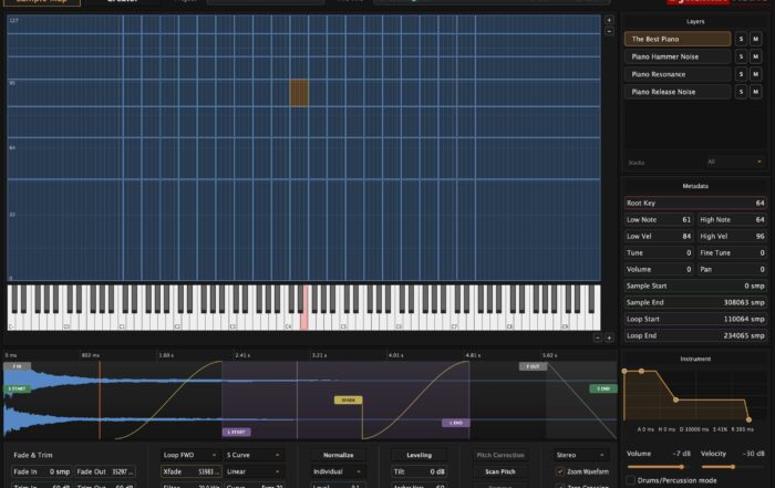 Sampling Master interface showing autosampling workflow